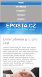 Mobile Screenshot of eposta.cz
