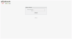 Desktop Screenshot of eposta.sk