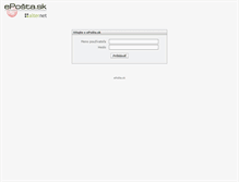 Tablet Screenshot of eposta.sk
